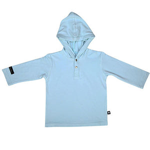 Sweet Bamboo L/S Hoodie - Light Blue - tummystyle.com